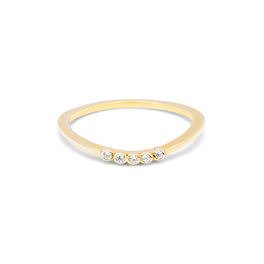 Bubble Ring - Gold Plated