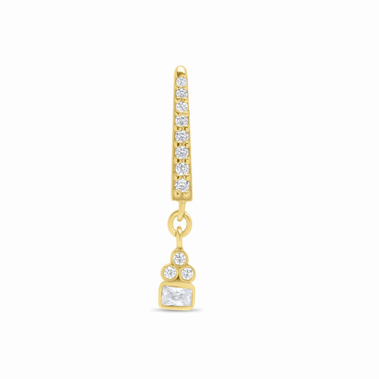 Jardin Du Vin Single Earring - Gold Plated