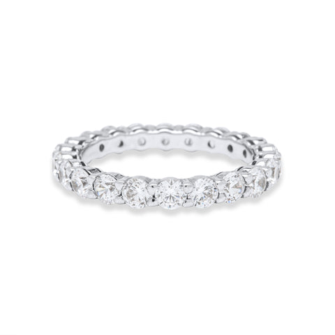 Rount Eternity Ring - Silver