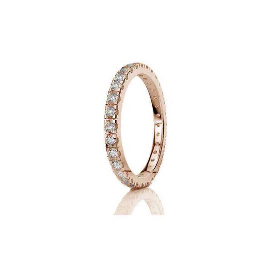 Eternity Ring - Pink Gold Plated