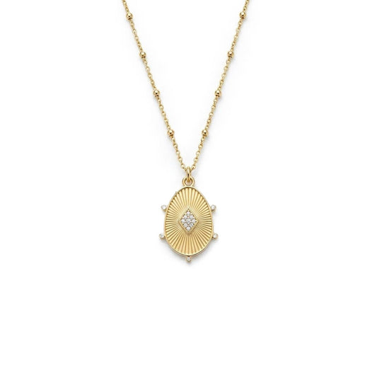 Ethereal Egg Necklace - Gold Plated