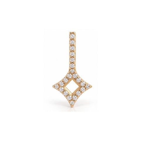 Magic Wand Stud Single Earring - Gold Plated