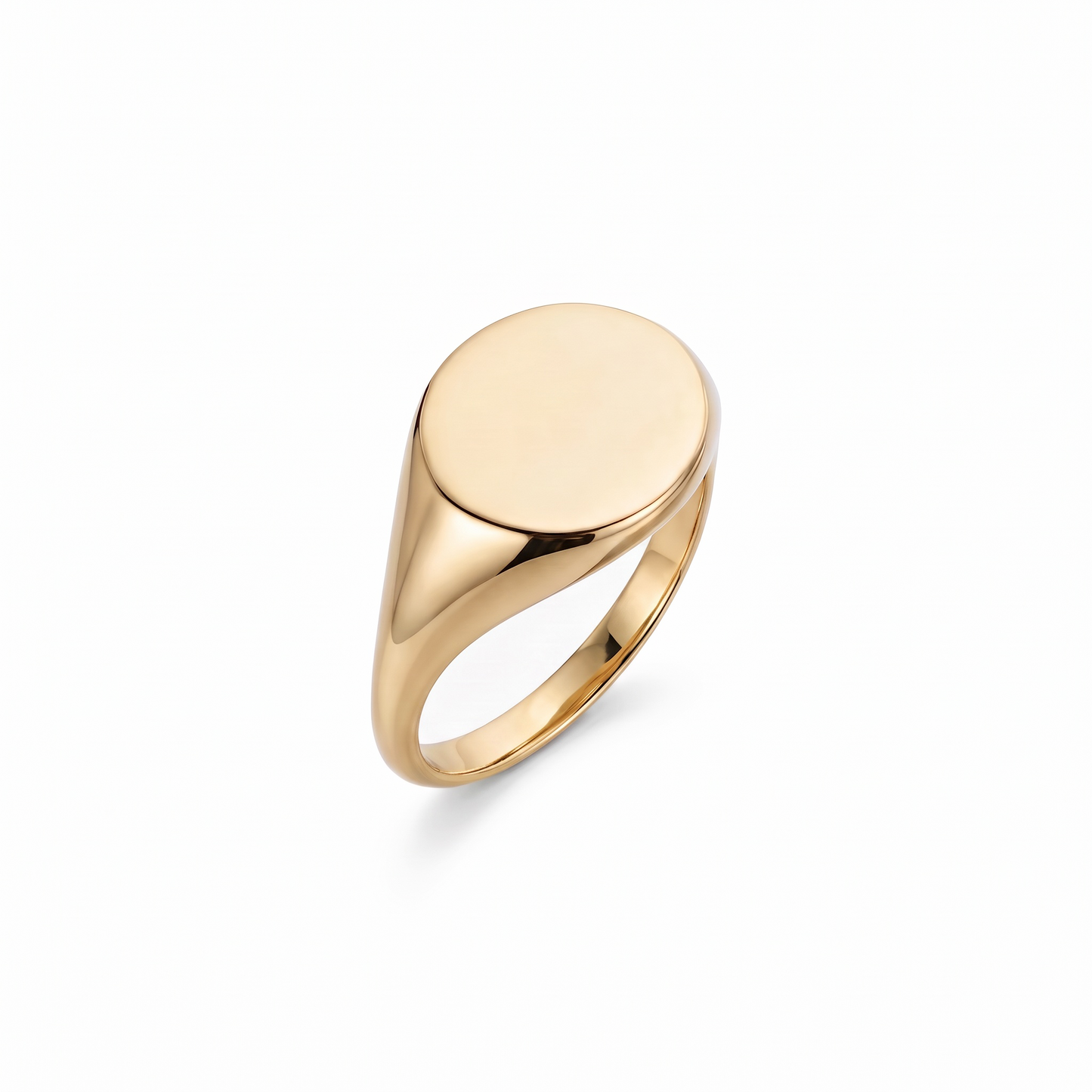 Oval Chevalier Ring - Gold Plated