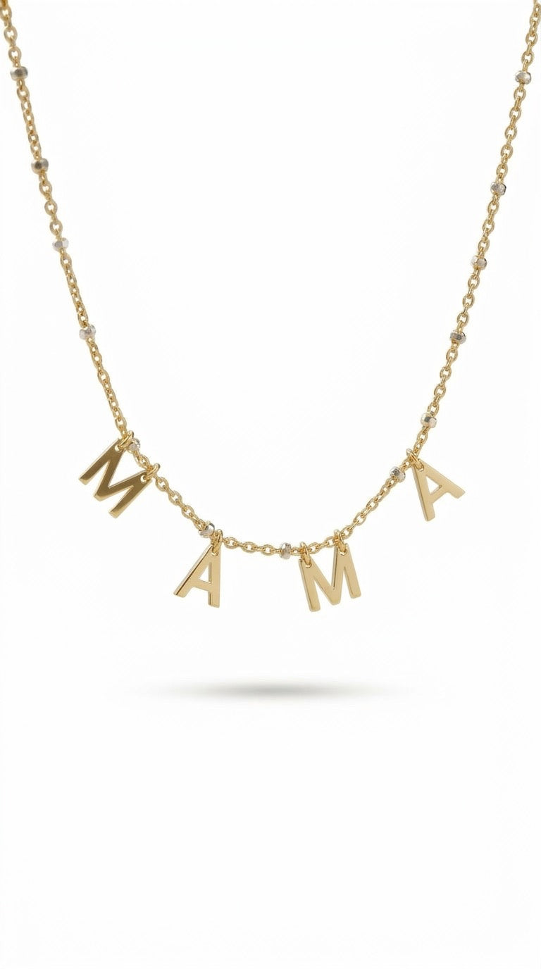 Mama necklace - Gold Plated