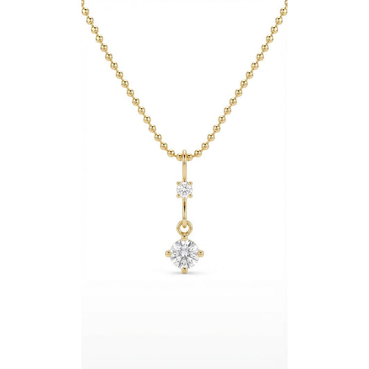 Bar Drop Necklace - Gold Plated