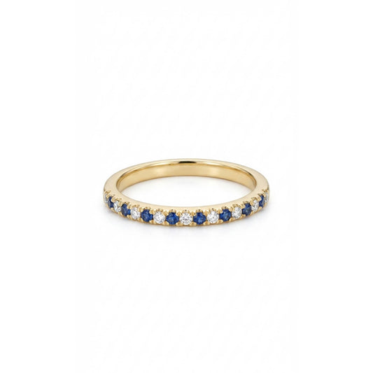 Sapphire Candy Ring - Gold Plated