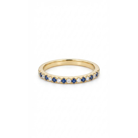 Sapphire Candy Ring - Gold Plated