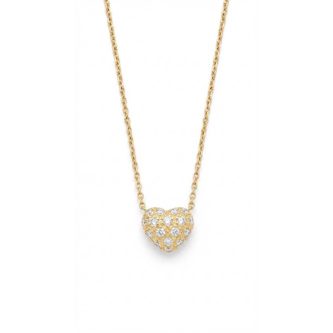 Inflatable Heart necklace  - Gold Plated