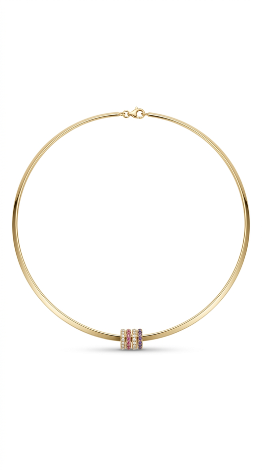 Candy Crush Collar - Gold plated