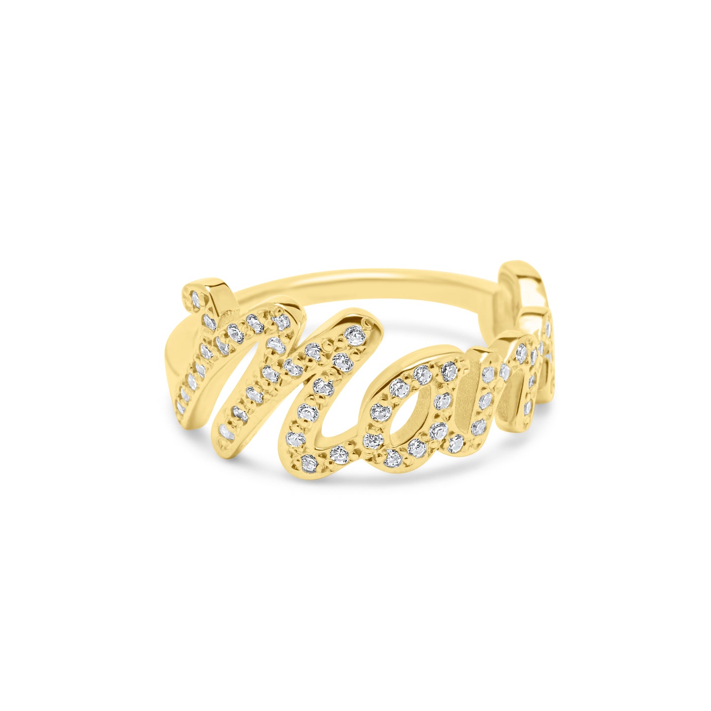 Custom Name Ring - Gold Plated