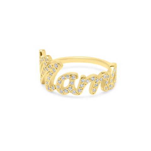 Custom Name Ring - Gold Plated