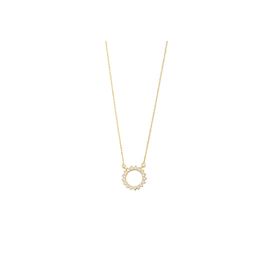 Circle Necklace - Gold plated