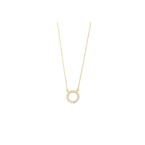 Circle Necklace - Gold plated