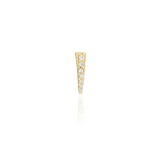 Small Line stud earring - Gold Plated