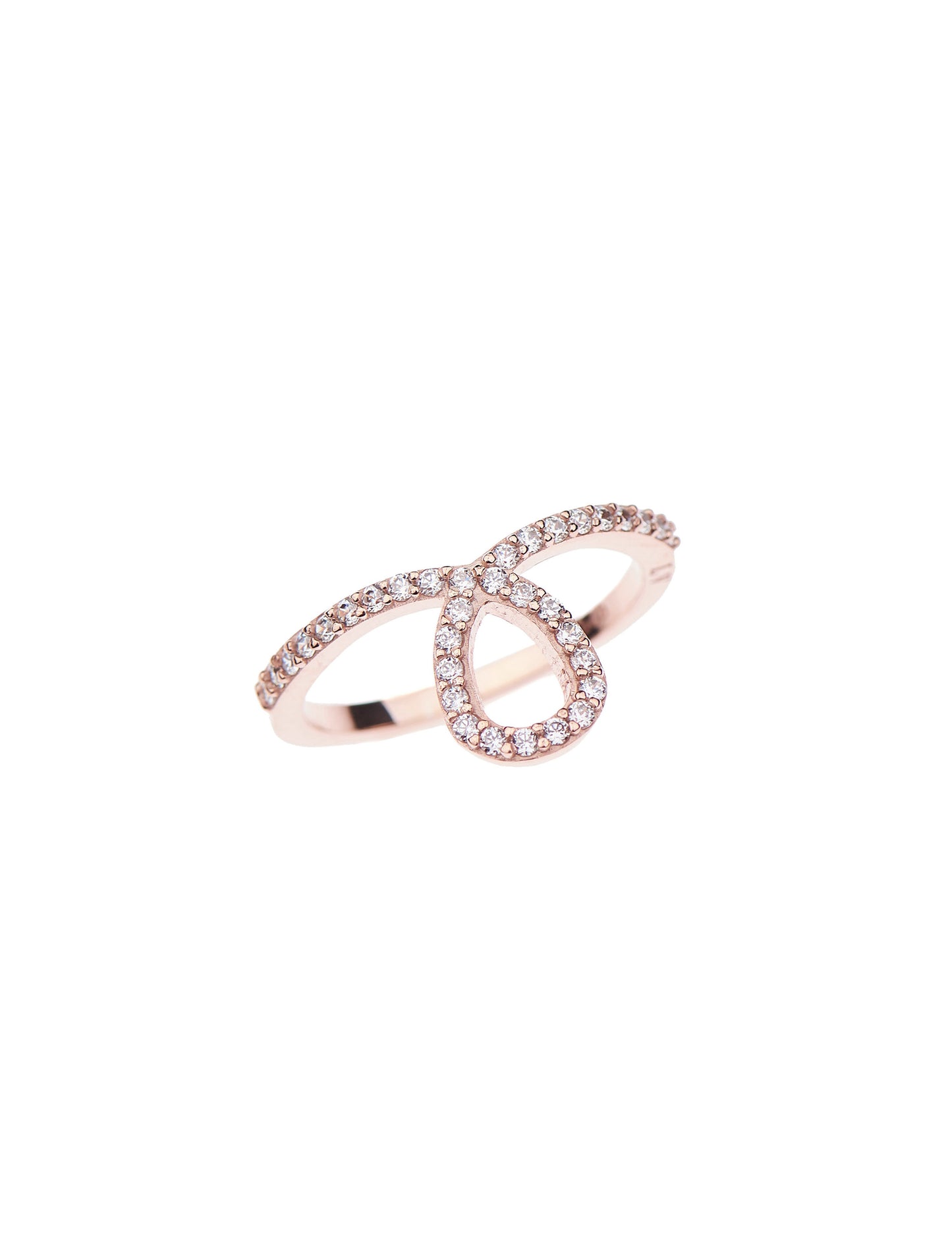 Corona Ring - Pink Gold Plated