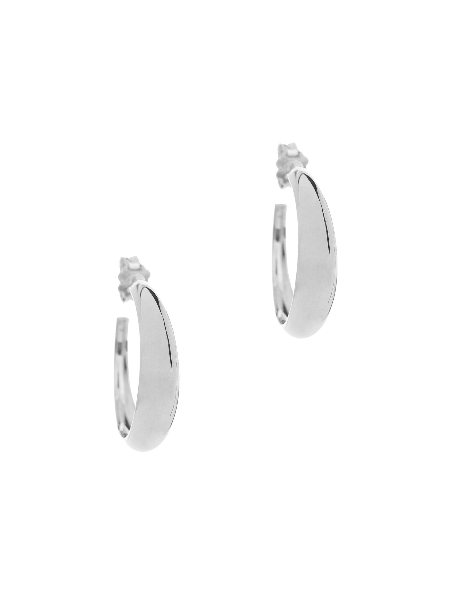 Hoops Pairs earrings - Silver Rhodium