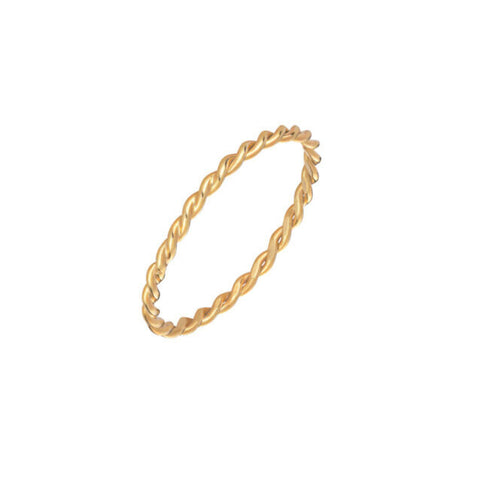 Twisted Ring - Gold Plated