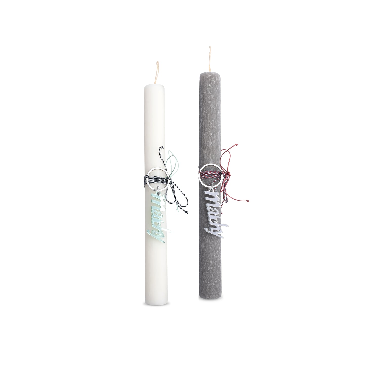 Silver - Mint Matchy Matchy - Easter Candle