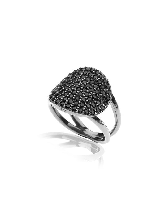 Pave Ring - Black