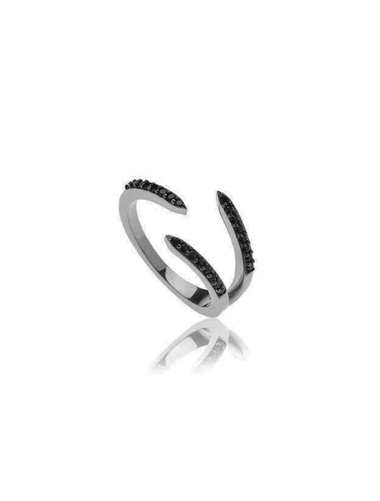 Claw Ring - Black Rhodium