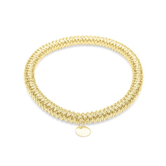 Spring Bracelet - Gold Plated