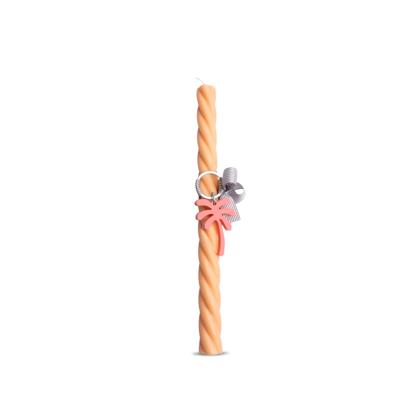 Pink Palm Tree - Marshmallow Twist Easter Candle