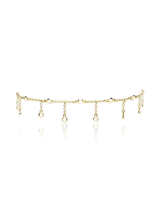 Drops Choker - Gold Plated