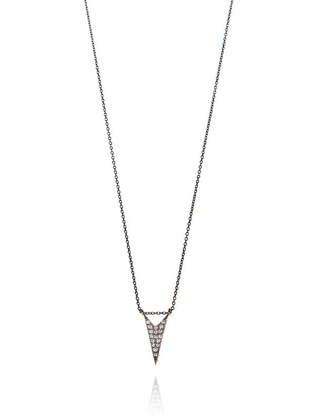 Triangle Necklace - Antique