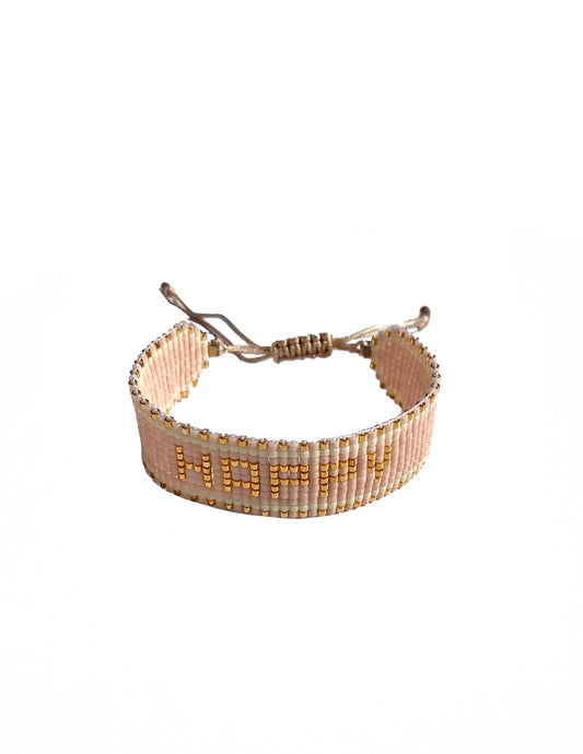 Happy Bracelet - Salmon
