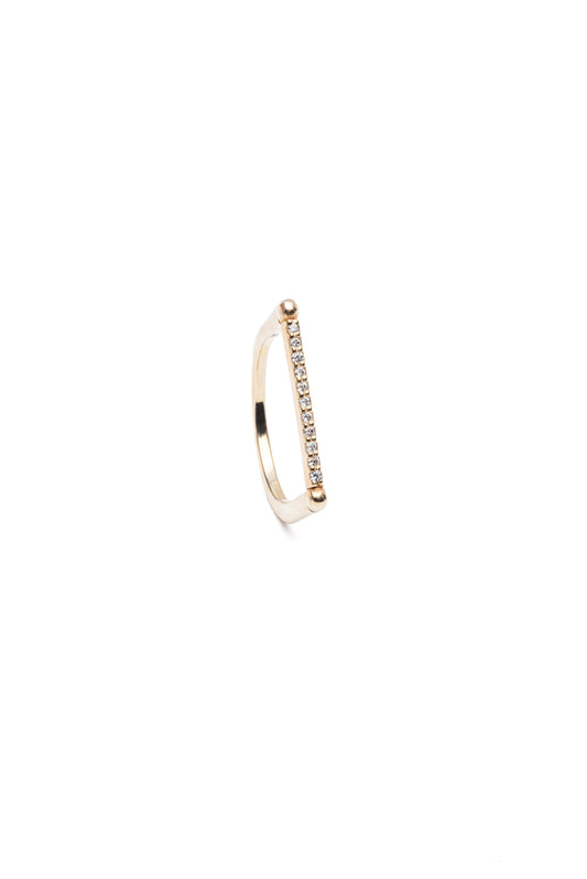 Line Ring - Gold Plated