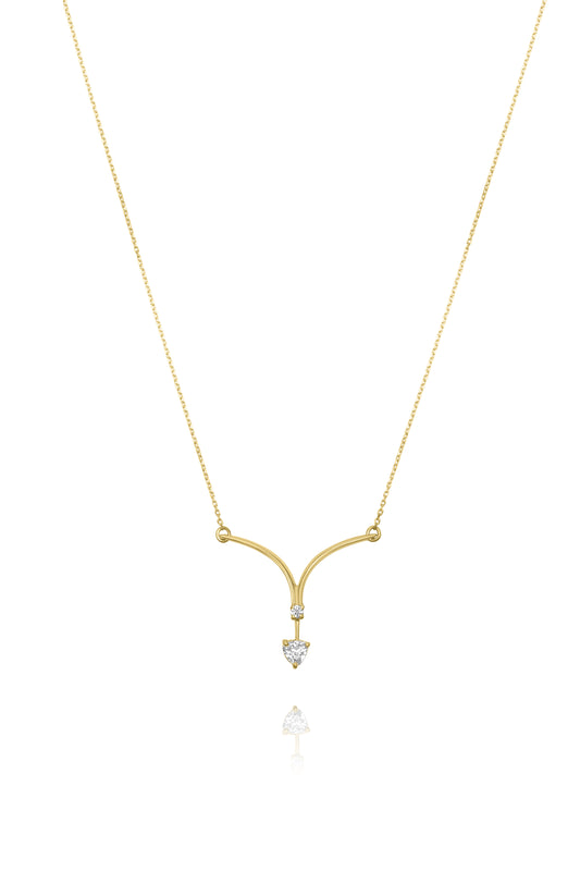 Arrow Necklace - Gold Plated