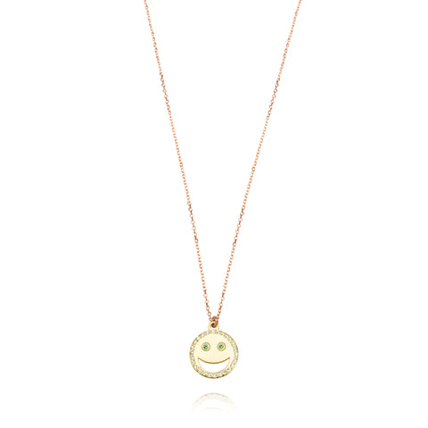 Smile 9k Yellow Gold Necklace