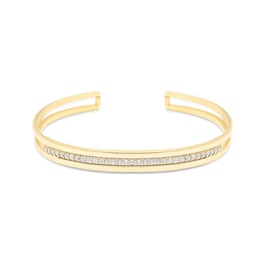 Midnight Hour Bangle - Gold Plated