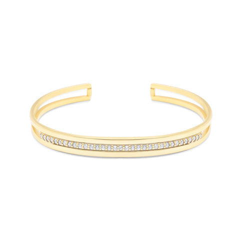 Midnight Hour Bangle - Gold Plated