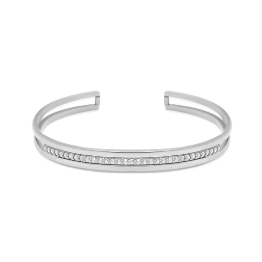 Midnight Hour Bangle - Silver