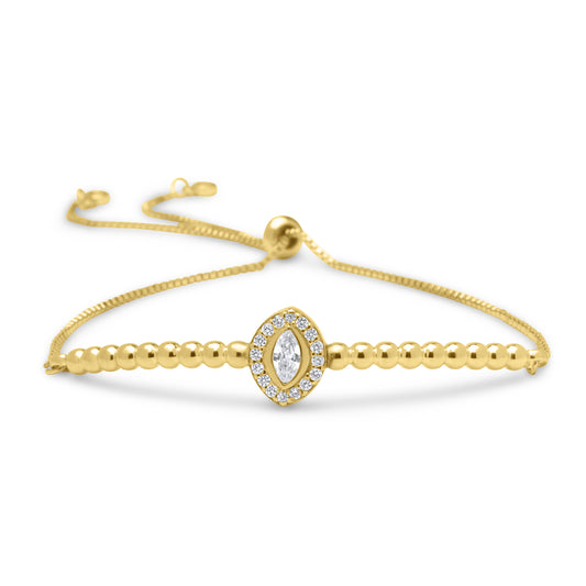 Trickle Eye Bracelet - Gold Plated