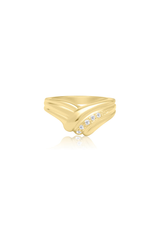 Hug Ring - Gold Plated