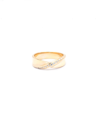Ribbon Ring - Gold Plated