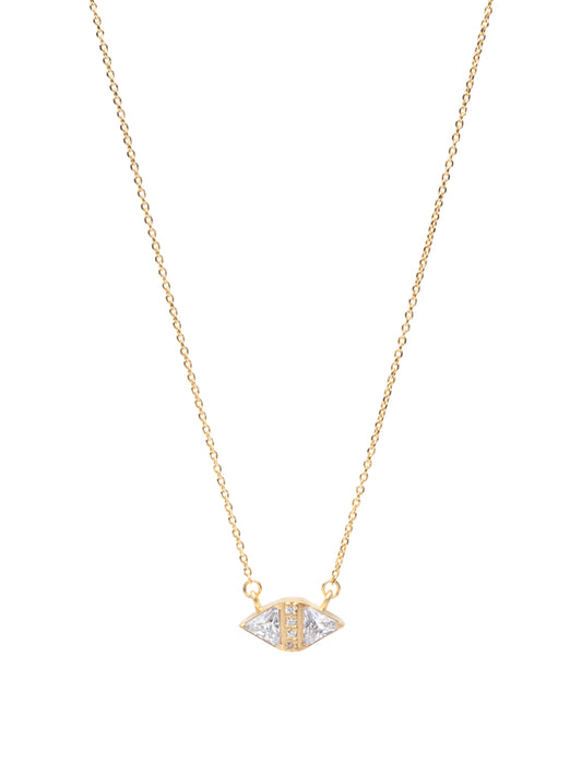 Pretty Eye Necklace - Gold Plated