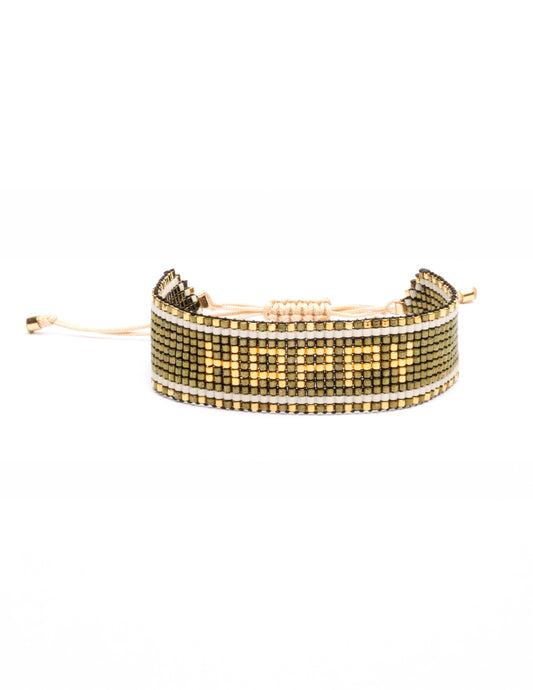 Happy Bracelet - Κhaki