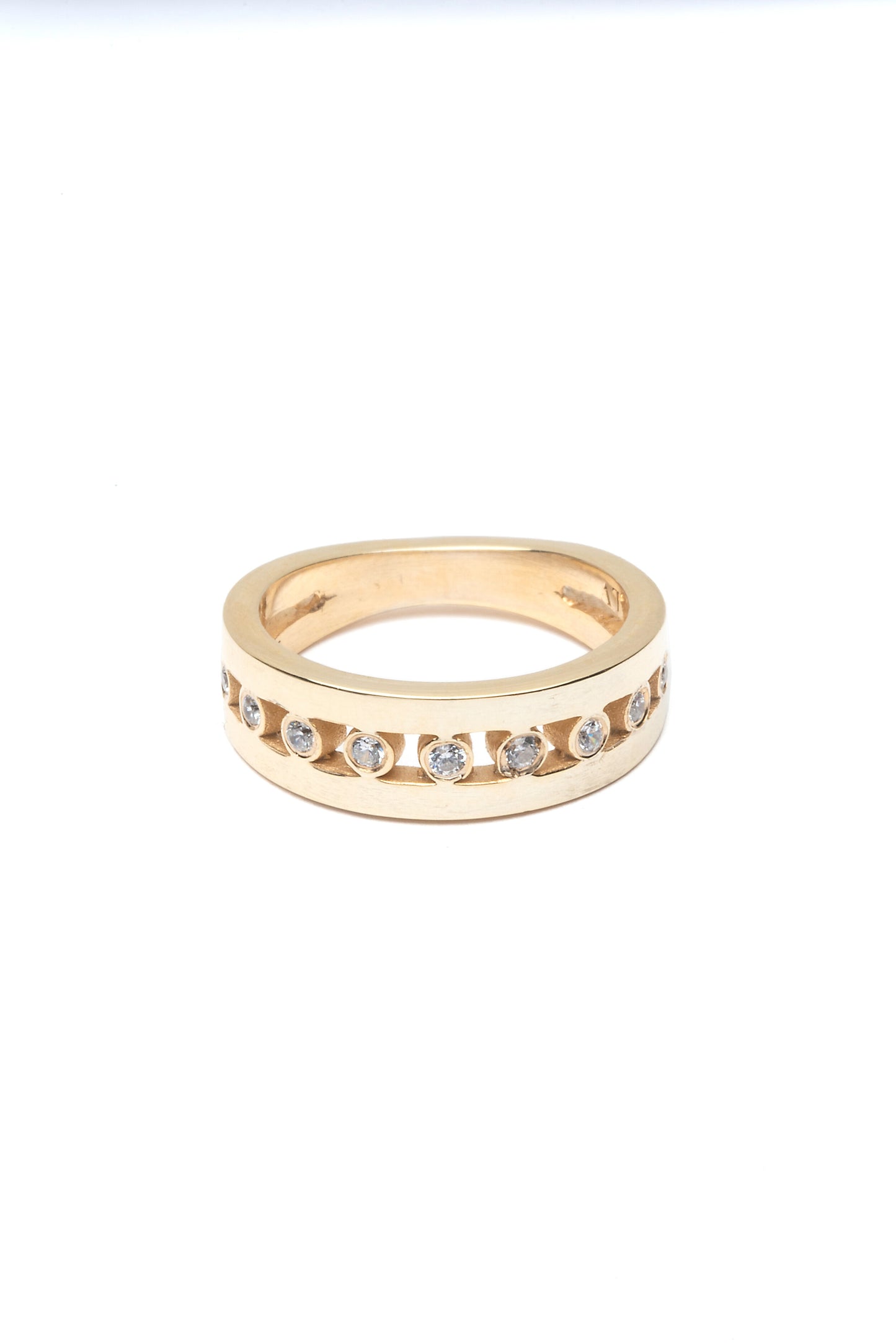 White Gold and Cute Ring - Gold Plated
