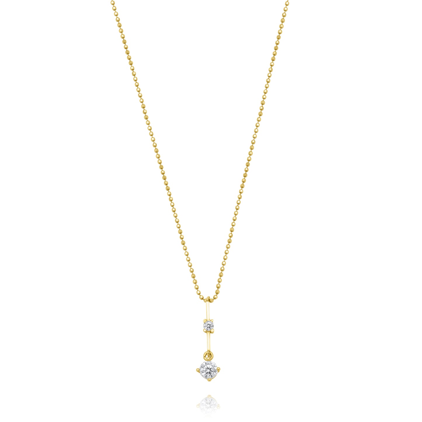 Bar Drop Necklace - Gold Plated
