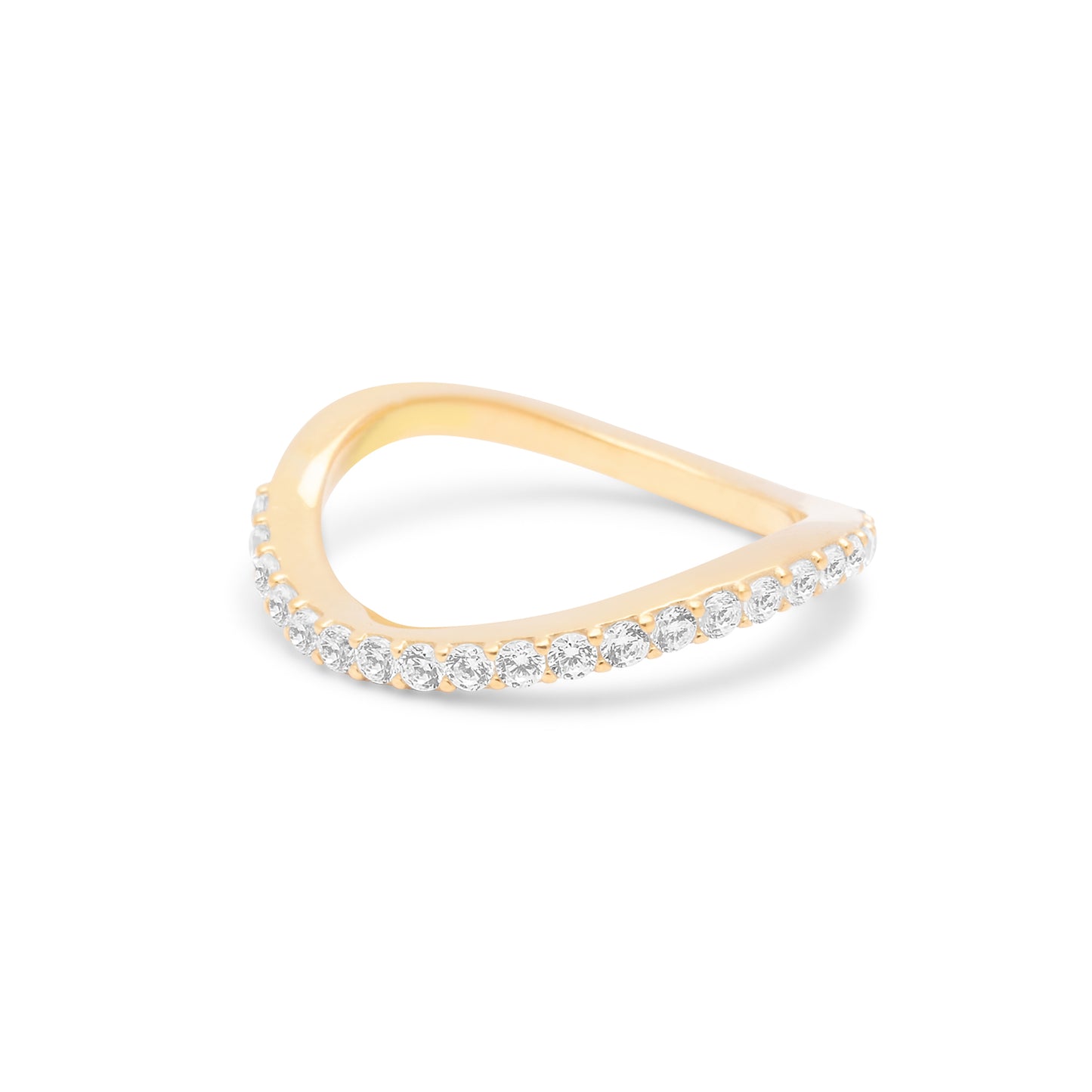 Wave Ring - Gold Plated