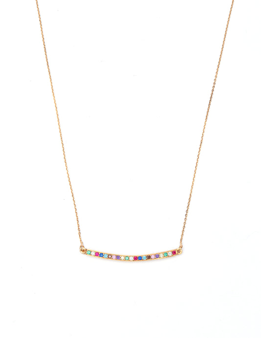 Rainbow Line - Gold plated