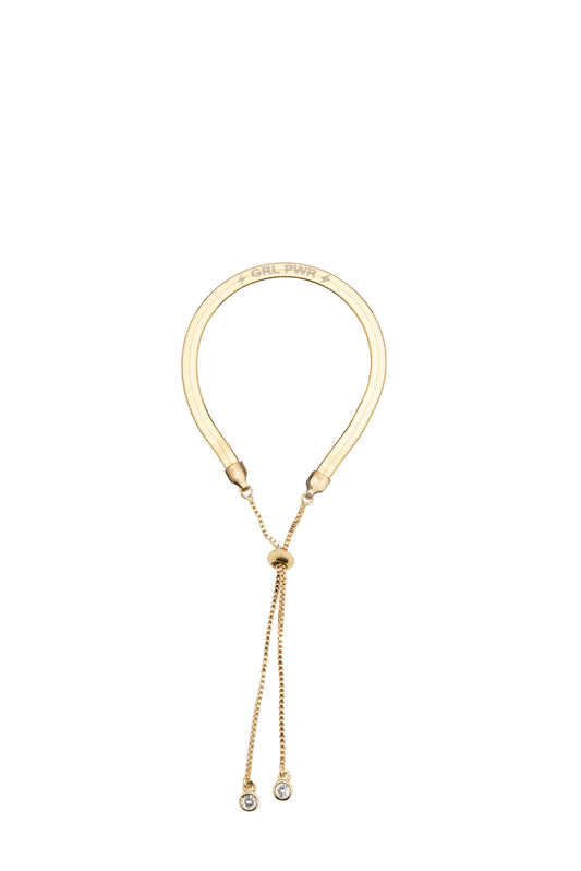 GRL Power bracelet - Gold Plated
