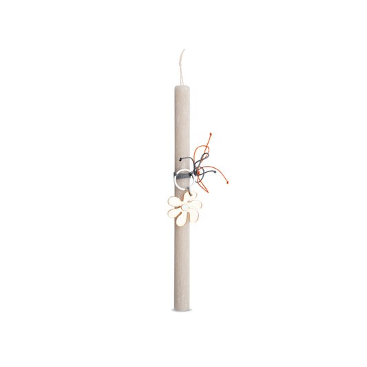 Orange Power Flower - Easter Candle