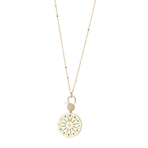 Birthstones necklace - Gold Plated