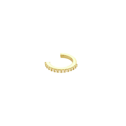 Hoop Single Ear cuff - Gold Plated
