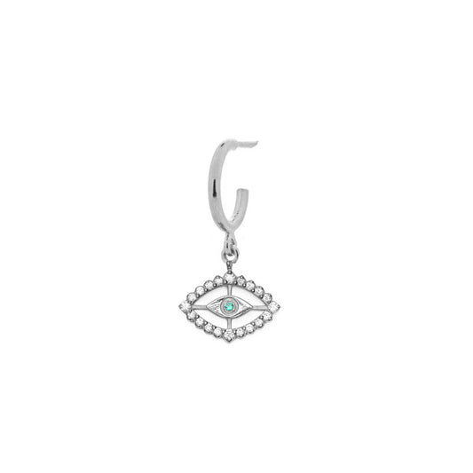 Eye Candy Single Hoop Earring - Antique