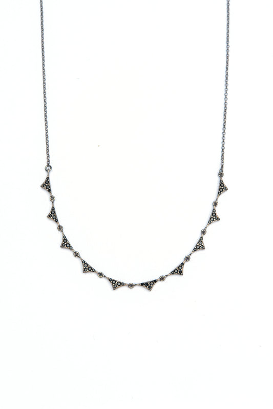 Shark Necklace - Black Rhodium